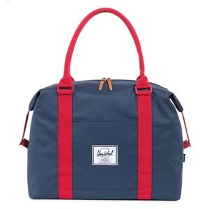 Hershel Supple Co. Strand Duffle Navy/Red
